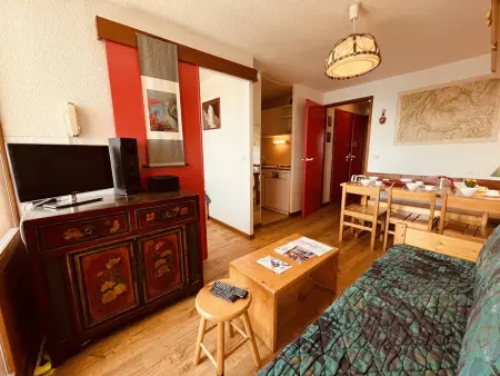 Location appartement à Peisey Vallandry, Vallandry - Bel Apt 2 Pièces, 5 Pers, Accès Direct Pistes