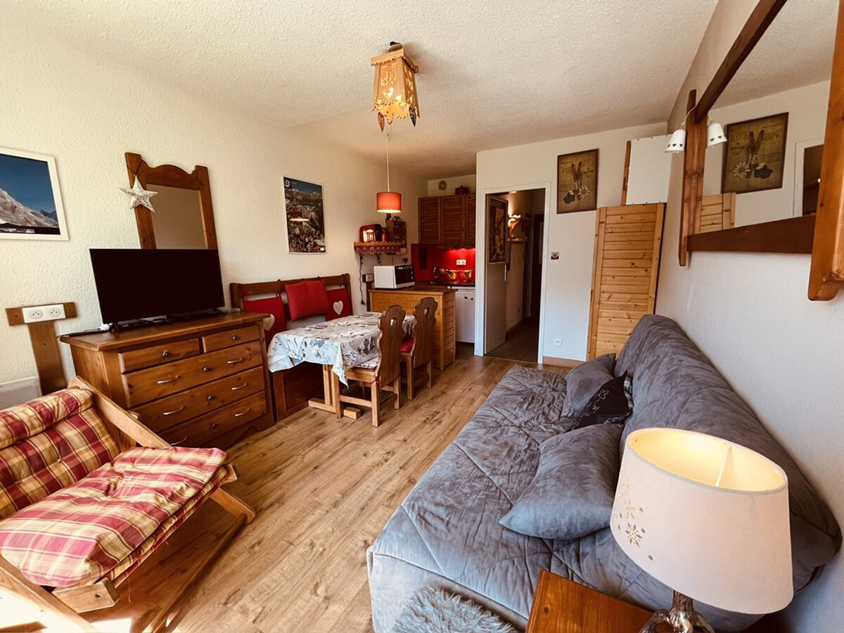 Studio 4 pers balcon Sud, accès pistes - Plan Peisey - Photo 4