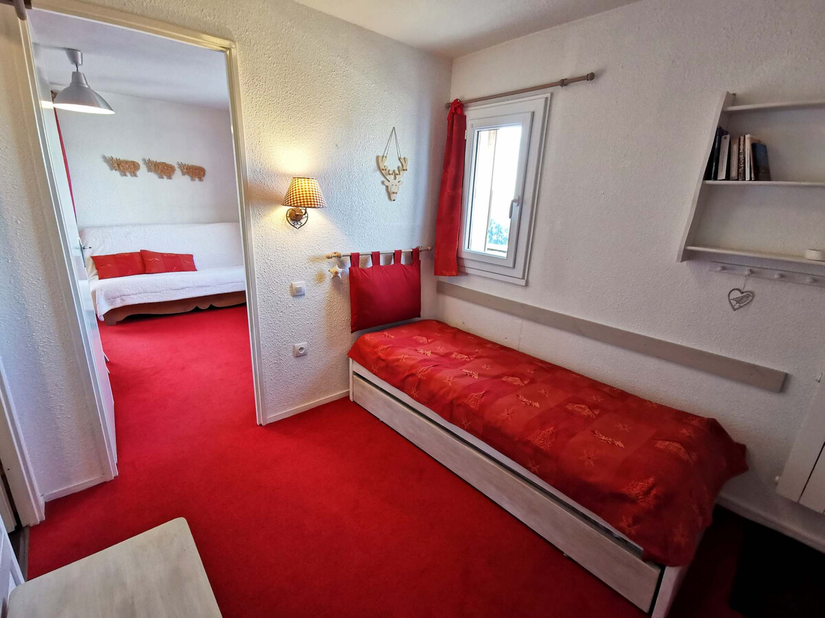 Studio cabine 4 pers aux Adrets-Prapoutel, balcon sud - Photo 6