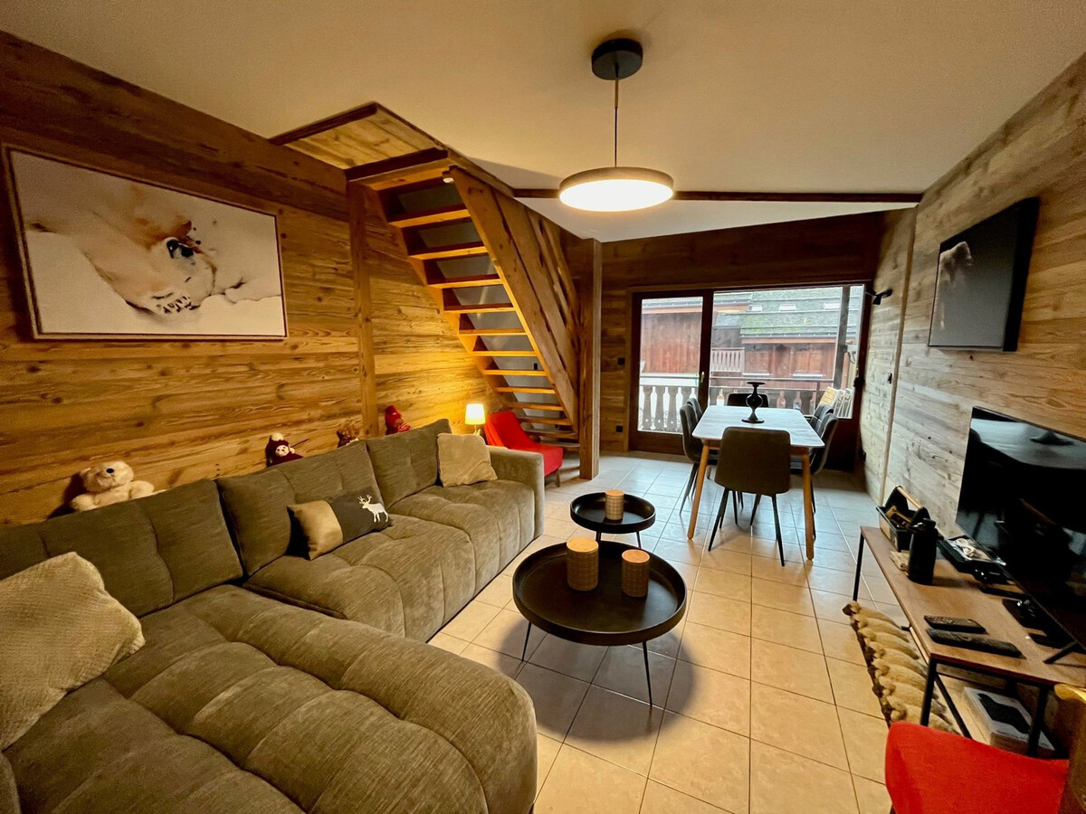 Duplex 6 pers, centre La Clusaz, parking couvert - Photo 1