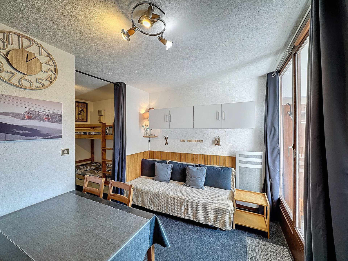 Appartement 24m² ski aux pieds, balcon sud-ouest, Les Menuires - Photo 3