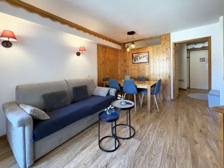 Apt 2 pièces 6 pers, piscine chauffée et sauna aux Orres : photo 4