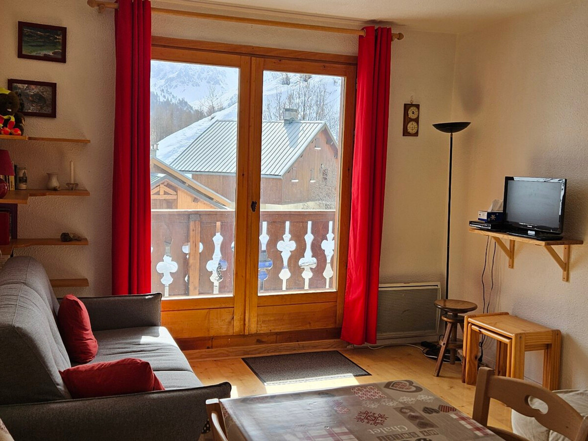 Studio 4 pers avec balcon sud à Valloire, piscine - Photo 1