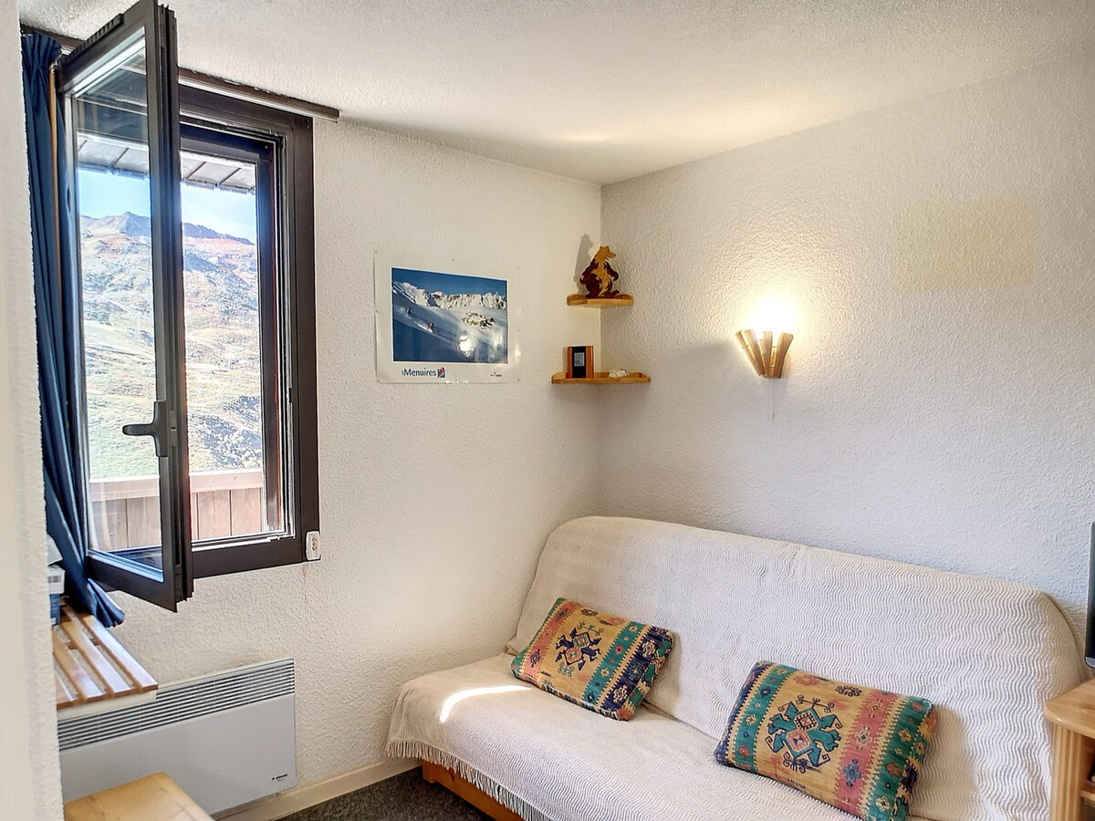 Appart 30m² 4 pers Les Menuires, balcon sud-ouest, accès pistes - Photo 4