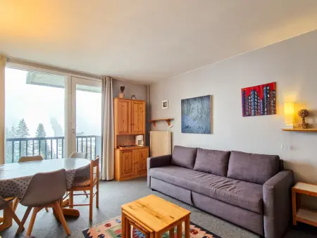 Location appartement à Flaine, Studio lumineux avec balcon - Proche des pistes et commerces