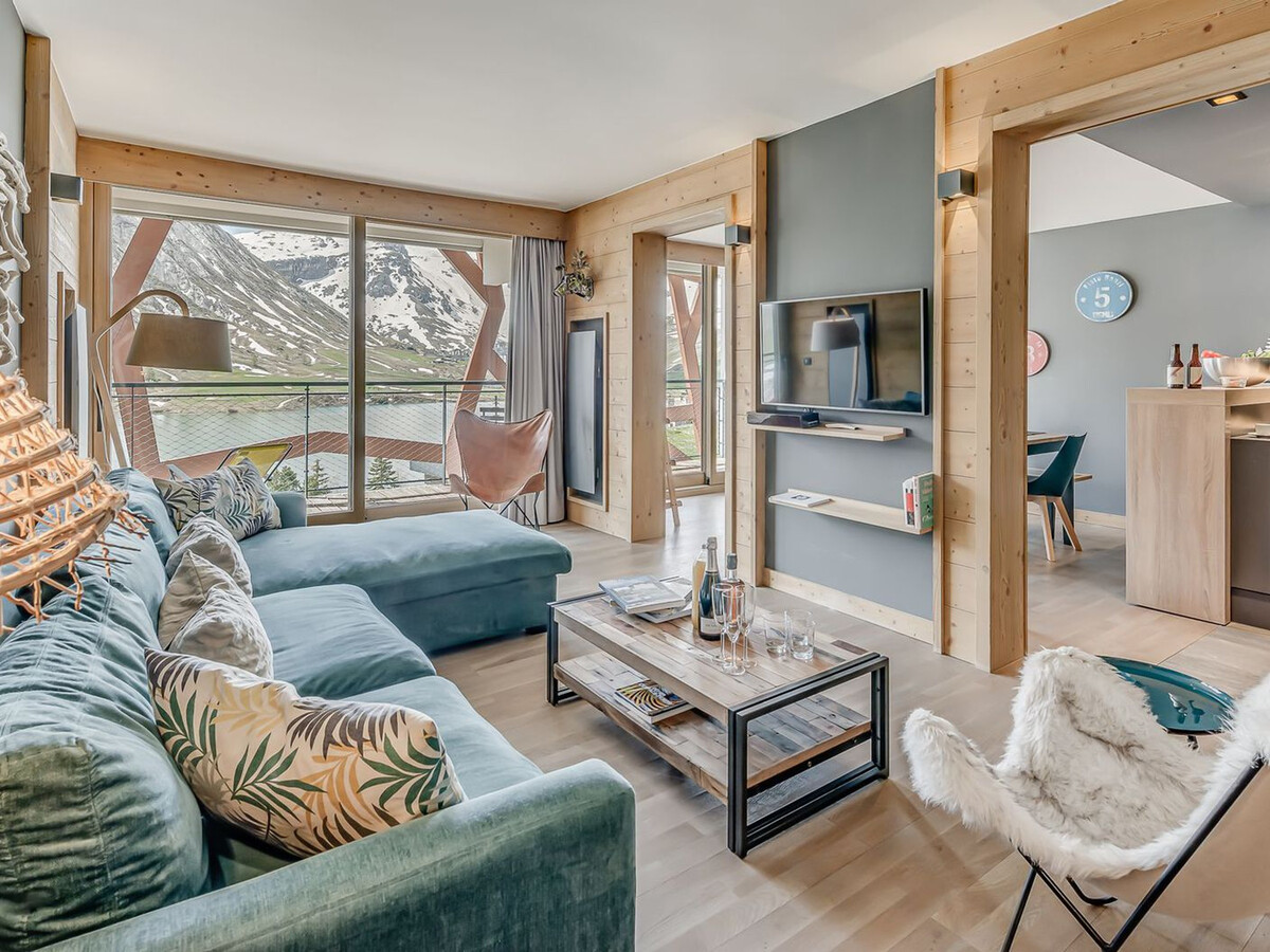 Les Lanches - Appart. 4* balcon sud, vue lac Tignes - Photo 6