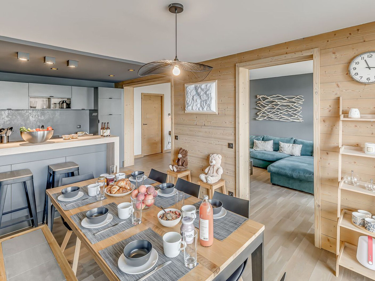 Les Lanches - Appart. 4* balcon sud, vue lac Tignes - Photo 9