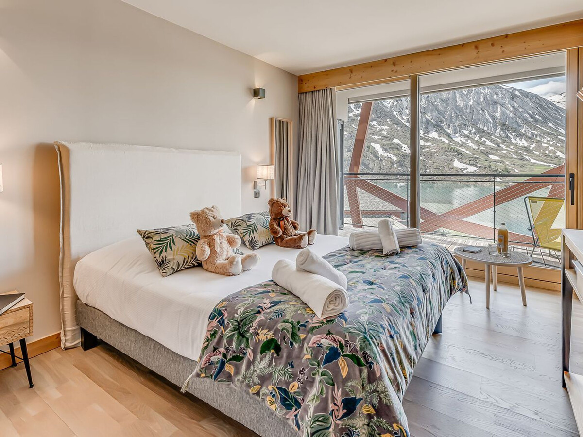 Les Lanches - Appart. 4* balcon sud, vue lac Tignes - Photo 12