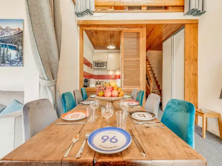 Duplex 4 pièces avec balcon à Tignes, pistes à 100 m : photo 8