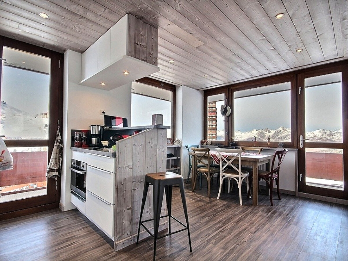 Appartement 6 pers. rénové, balcon vue Mont-Blanc, La Plagne - Photo 2
