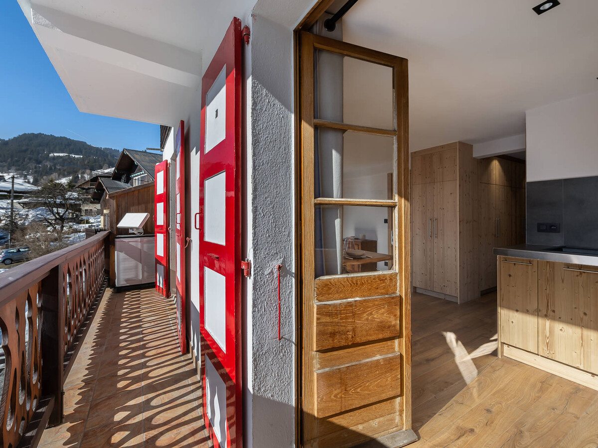 Charmant appartement, 2 ch, centre Megève, parking, wifi - Photo 10