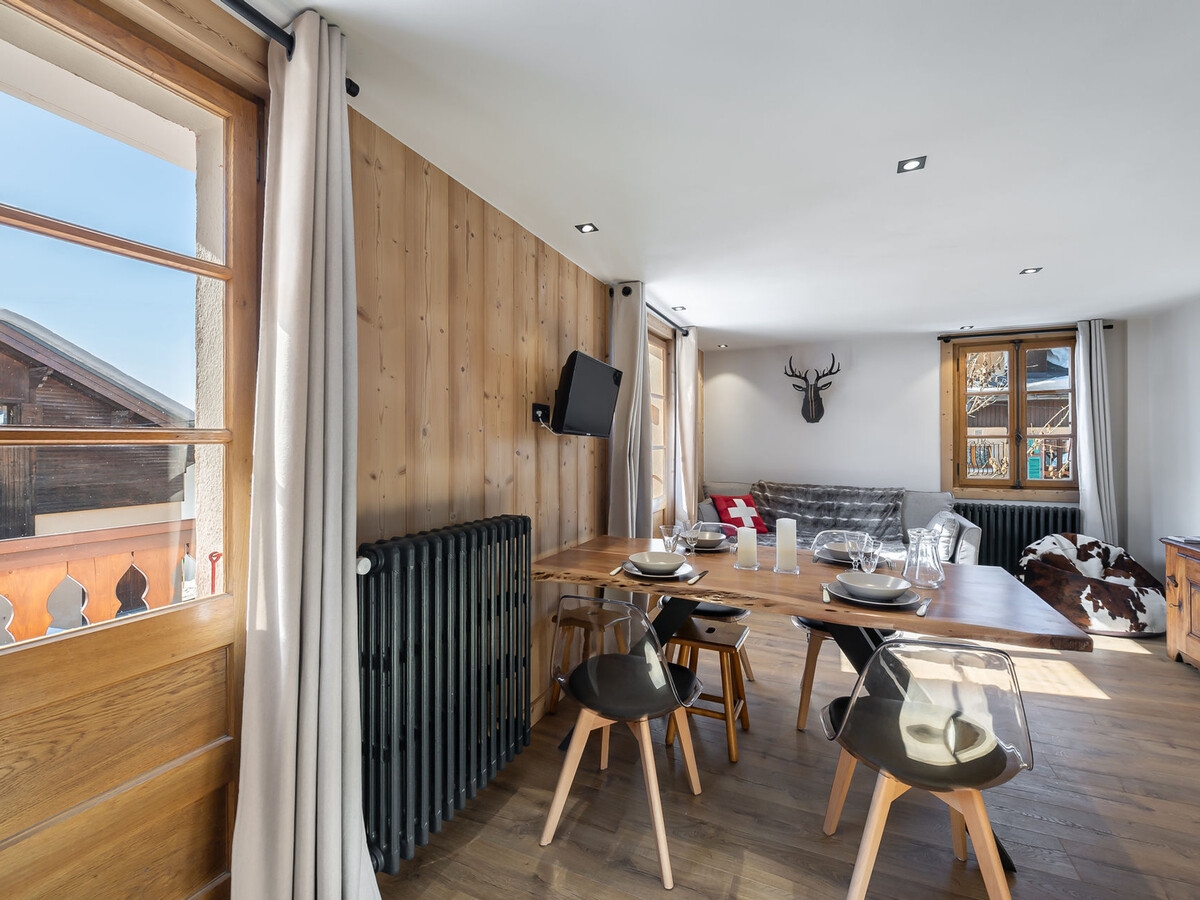 Charmant appartement, 2 ch, centre Megève, parking, wifi - Photo 12