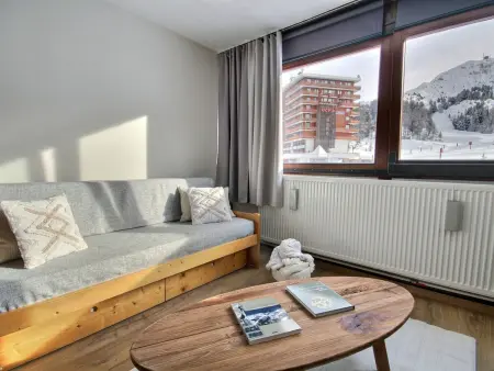 Studio cabine rénové au pied des pistes, La Plagne : photo 6