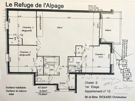 Appartement 3 ch, 7 pers. au pied des pistes à Morillon : photo 11