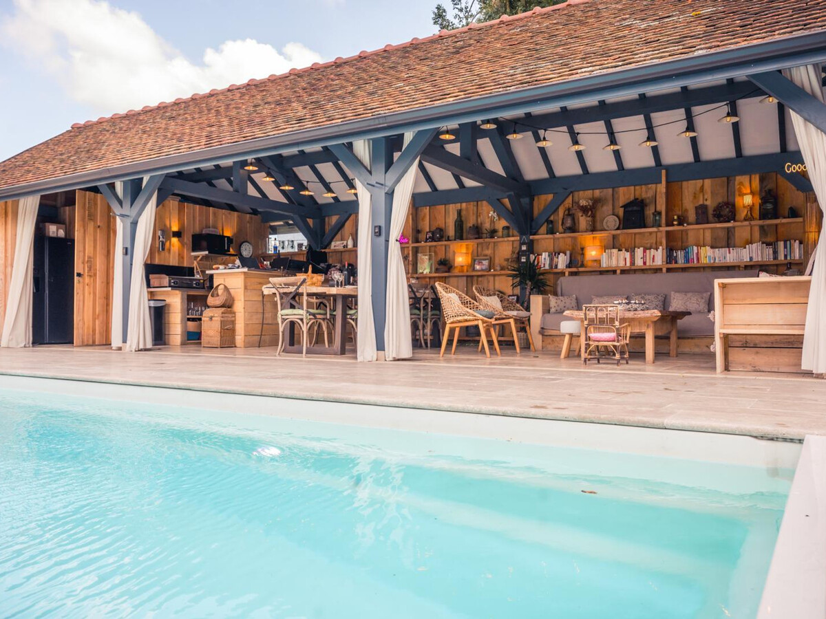 Gîte 10 pers. piscine chauffée, jacuzzi et pool house - Photo 6