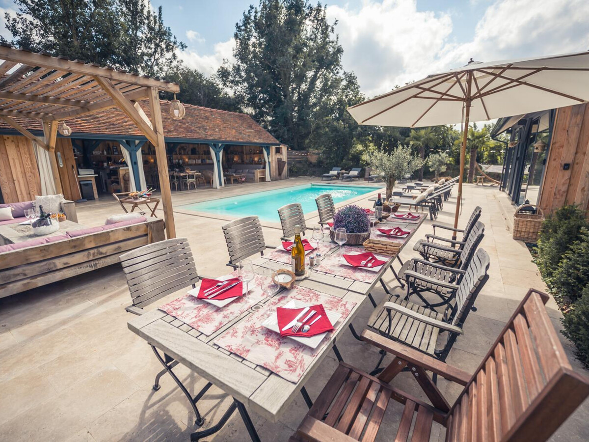 Gîte 10 pers. piscine chauffée, jacuzzi et pool house - Photo 9