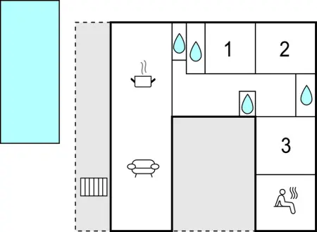 Maison 8 personnes à St Julien de Peyrolas - Photo 24