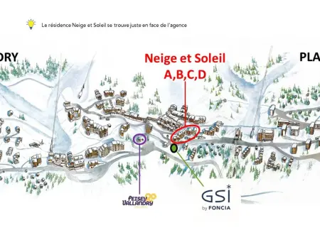 Duplex 6 pers avec balcon à Plan Peisey - 2 ch, Animaux admis - Photo 14