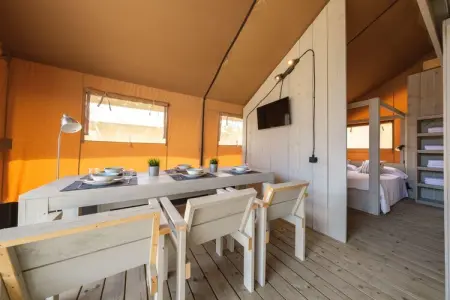 CAMPING ESTIVAL VENDRELL PLATJA TENT GRAND SAFARI GLAMPING, Tente Glamping à Sant Salvador Plage - Photo 2