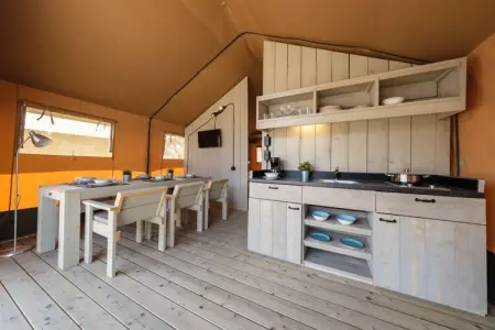 CAMPING ESTIVAL VENDRELL PLATJA TENT GRAND SAFARI GLAMPING, Tente Glamping à Sant Salvador Plage - Photo 3
