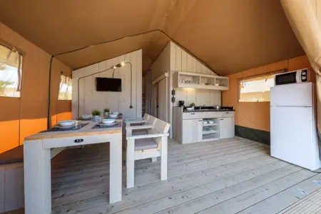 CAMPING ESTIVAL VENDRELL PLATJA TENT GRAND SAFARI GLAMPING, Tente Glamping à Sant Salvador Plage - Photo 5