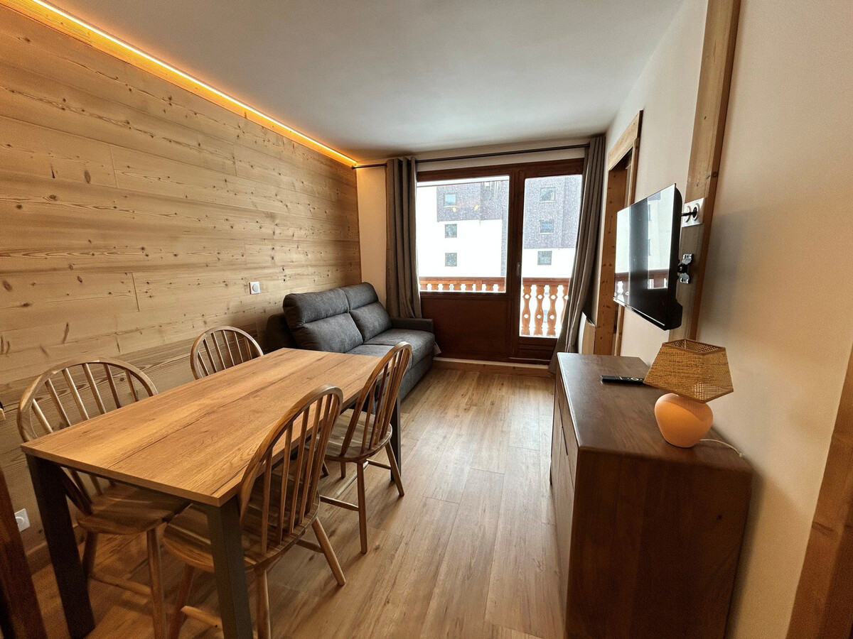Studio cabine 22m² rénové au pied des pistes à Tignes - Photo 2