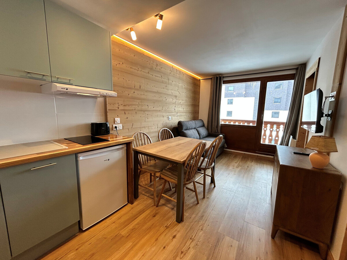 Studio cabine 22m² rénové au pied des pistes à Tignes - Photo 6