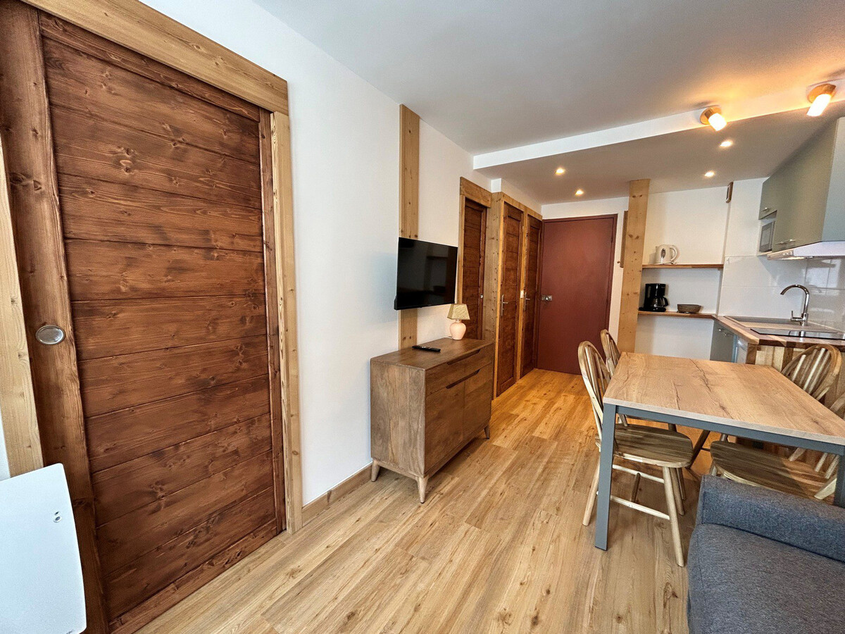 Studio cabine 22m² rénové au pied des pistes à Tignes - Photo 9