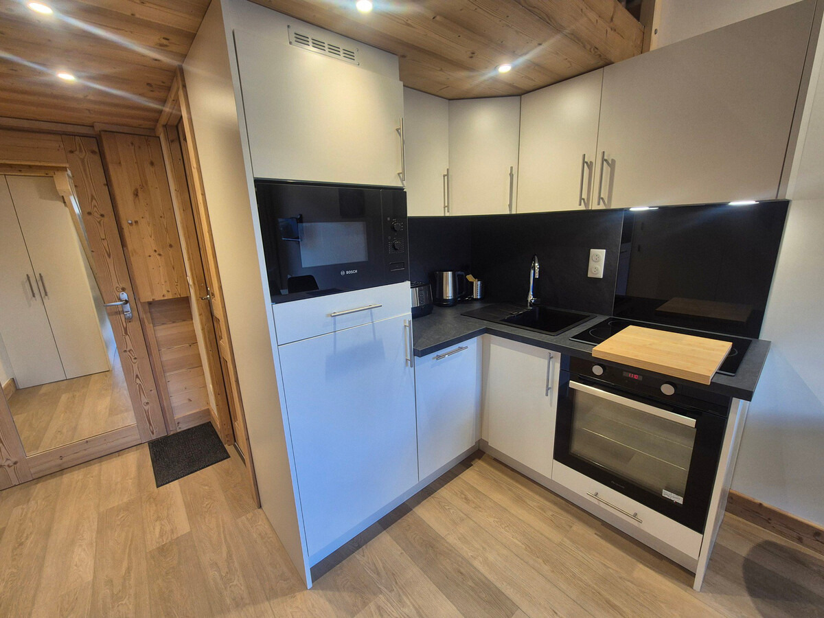 Studio mezzanine rénové 22m² à Tignes, 4 personnes - Photo 4