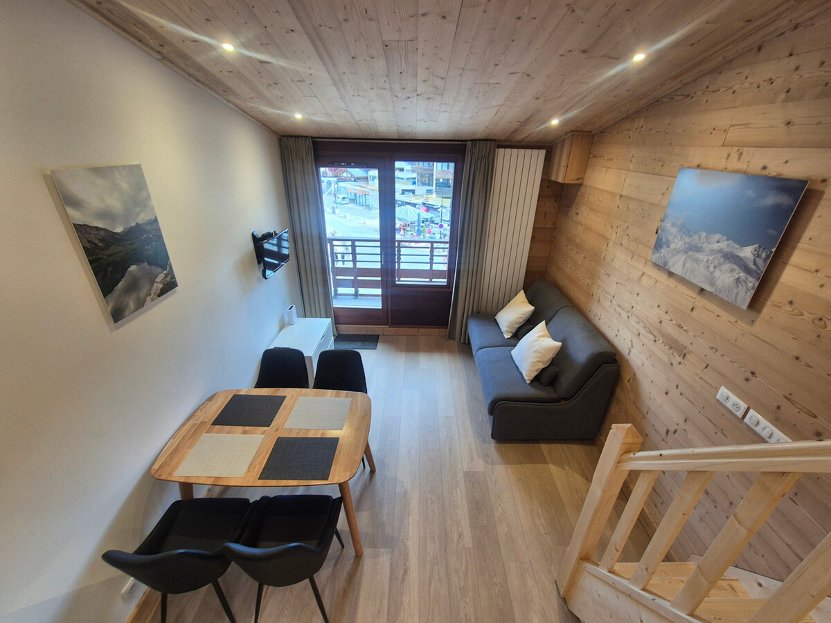 Studio mezzanine rénové 22m² à Tignes, 4 personnes - Photo 8