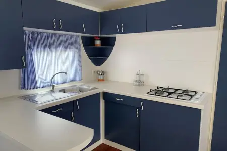 Mobil-home 4 pers. à Malgrat de Mar, terrasse & 2 barbecues : photo 3