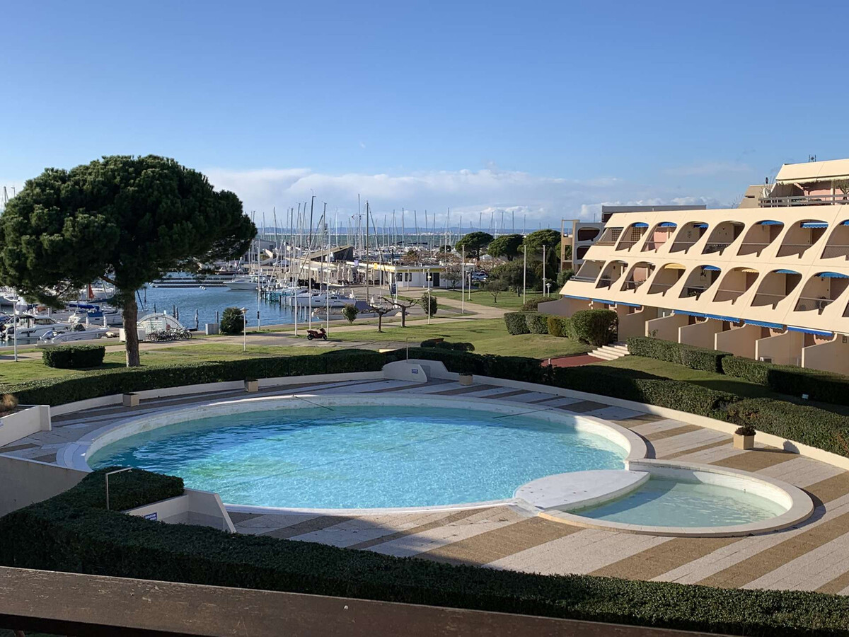 Appartement 2 pièces traversant Port Camargue, piscine - Photo 1
