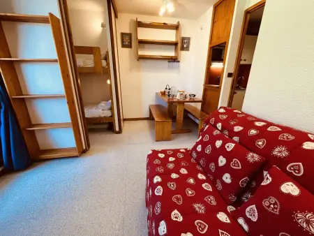 Studio pour 4 avec balcon, proche pistes, animaux admis à Vallandry - Photo 6