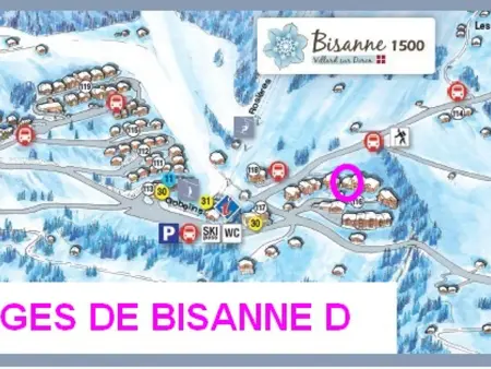 Appartement cosy 3 pièces avec piscine, 6 pers à Bisanne 1500 : photo 16