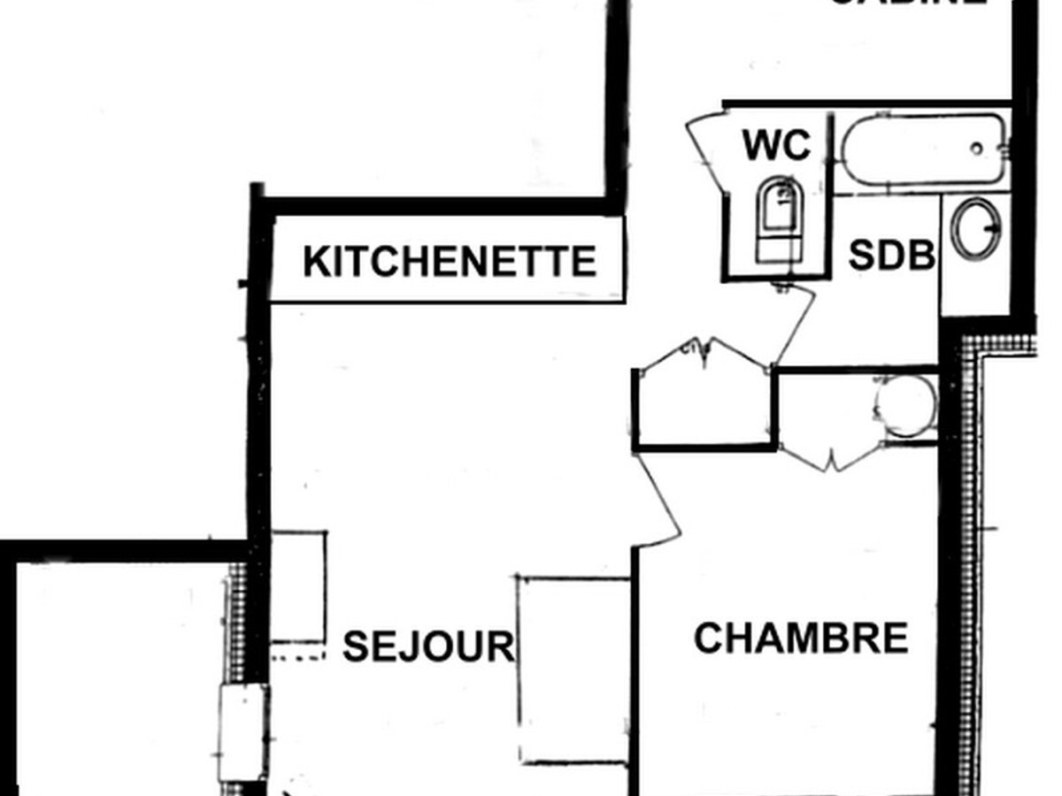 Appartement 2P-Cabine vue Beaufortain aux Saisies - Photo 4
