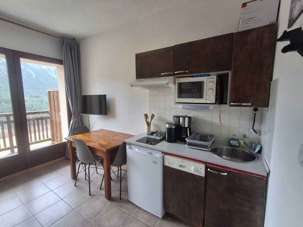 Studio 4 pers plein sud avec vue montagnes, parking - Photo 1