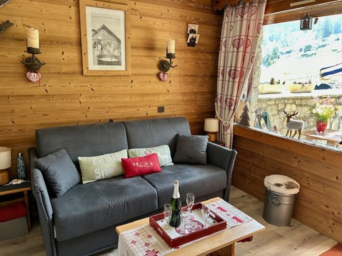 Studio 4 pers. pied des pistes, terrasse spacieuse - Photo 1