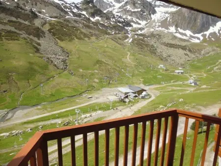 T2 cabine 6 pers. balcon sud face aux pistes - La Mongie : photo 9