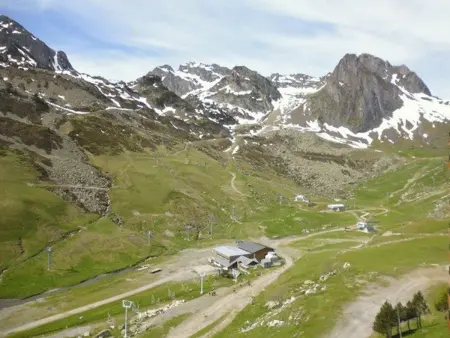 T2 cabine 6 pers. balcon sud face aux pistes - La Mongie : photo 12