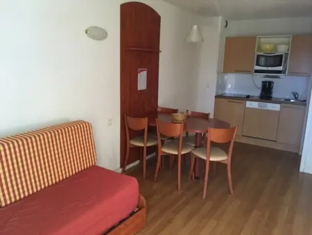 Location appartement à La Mongie, T2 4 pers - terrasse sud, parking, piscine, salle de fitness, près des pistes