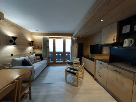 Duplex 3 ch. à Valmorel, animaux acceptés, Location Appartement 8 personnes à Valmorel - Photo 1