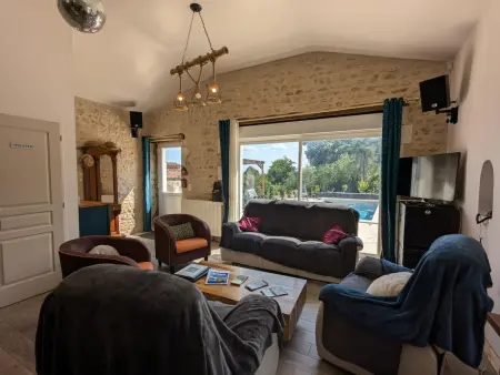Maison familiale avec piscine privée et jardin pour 11 pers - Photo 4