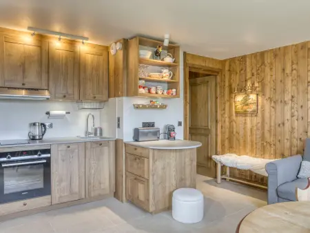 Location appartement à Megève, Appartement cosy avec terrasse à Megève, idéal pour 2 à 3 personnes