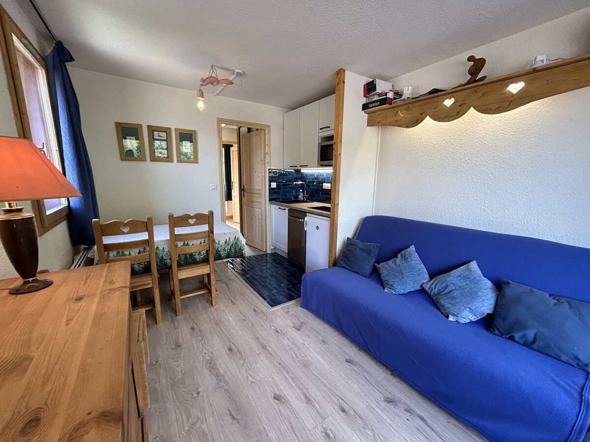 Appart 2 pièces Méribel Mottaret, balcon, pieds des pistes - Photo 1