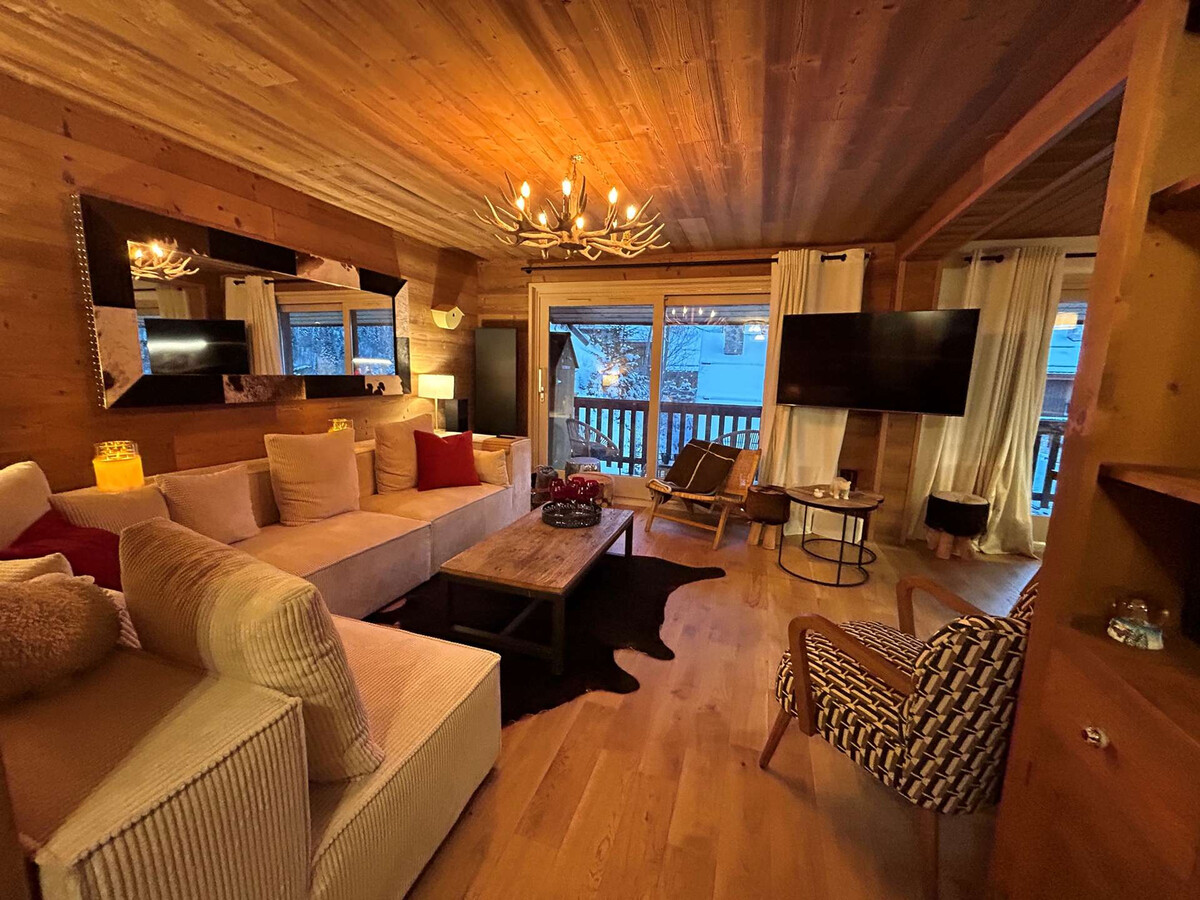Appartement 10 pers, 5 chambres, balcon Sud à Méribel - Photo 2