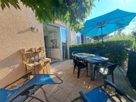 Location appartement à Marseillan Plage, Apt RDC avec accès direct plage, grande terrasse, cuisine équipée, PARKING