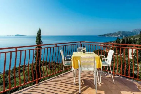 Location appartement à Mlini, Guest House Fontana - Superior Studio with Sea View (2 Adults)