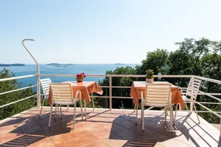 Location appartement à Mlini, Villa Barbara - Studio with Terrace and Sea View  (br.3)