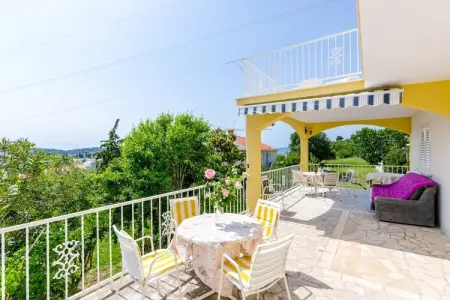 Location appartement à Cavtat, Villa Bind - Basic Double Room with Patio and Garden View (R3)