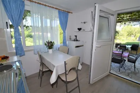 Location appartement à Mlini, Guest House Kanjuo - Studio Apartment with Terrace and Garden View